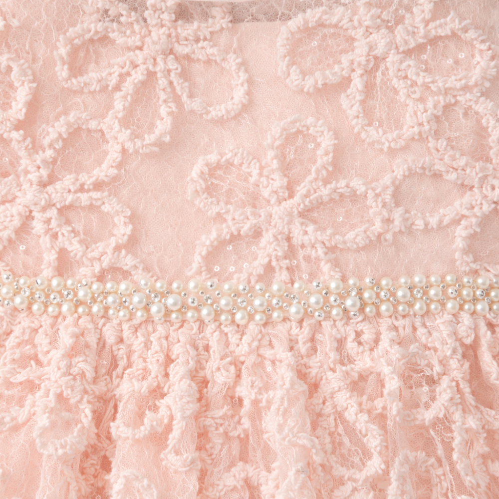 6FABD185-CE92-4661-9FC6-ED89BB47E8CF American Princess Girls Floral Lace Party Dress Age 6 | City Nest Kids