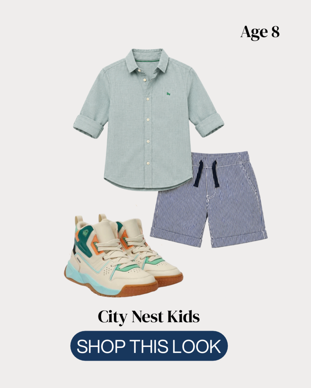 H&M Boys Smart Casual Outfit Age 8 | Premium UK Kidswear | City Nest Kids