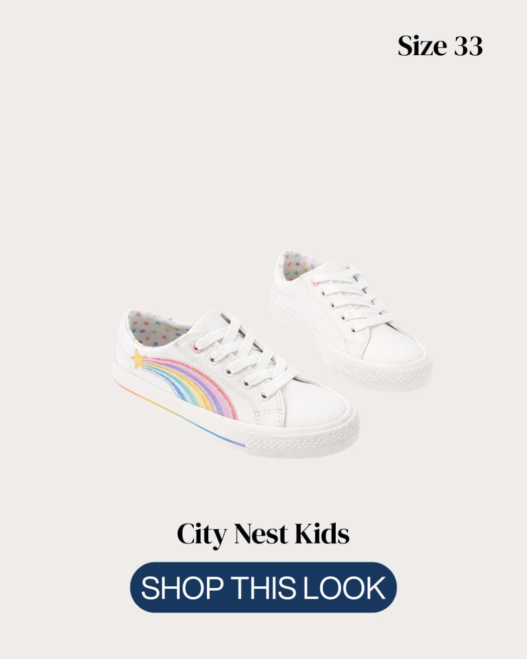 City Nest Kids (Instagram Post (45)) – 170 Next Girls White Rainbow Trainers Size 34 | City Nest Kids (Copy)