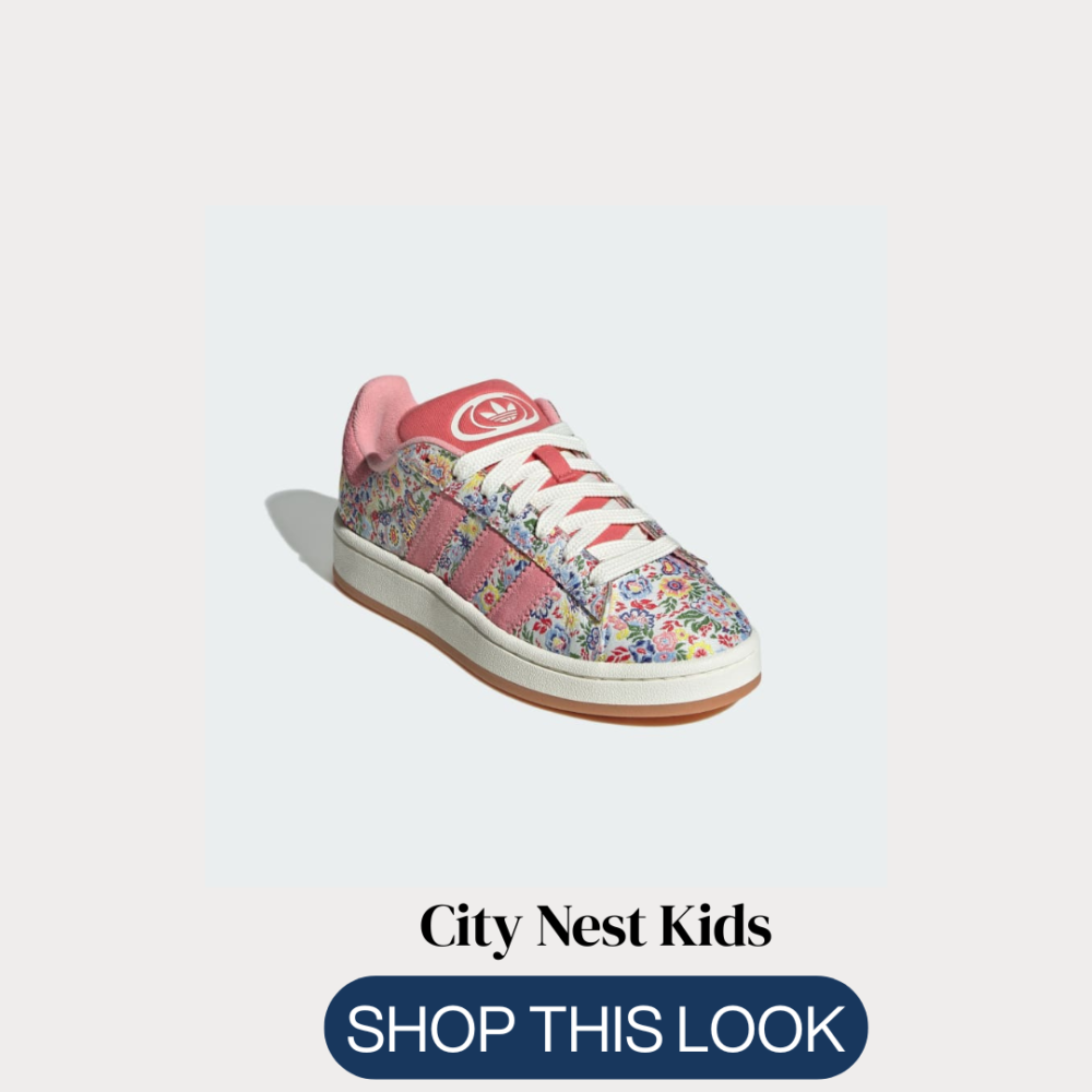 Adidas Kids Floral Sneakers Size 33 | City Nest Kids