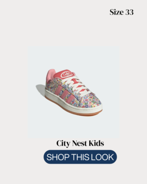 Adidas Kids Floral Sneakers Size 33 | City Nest Kids