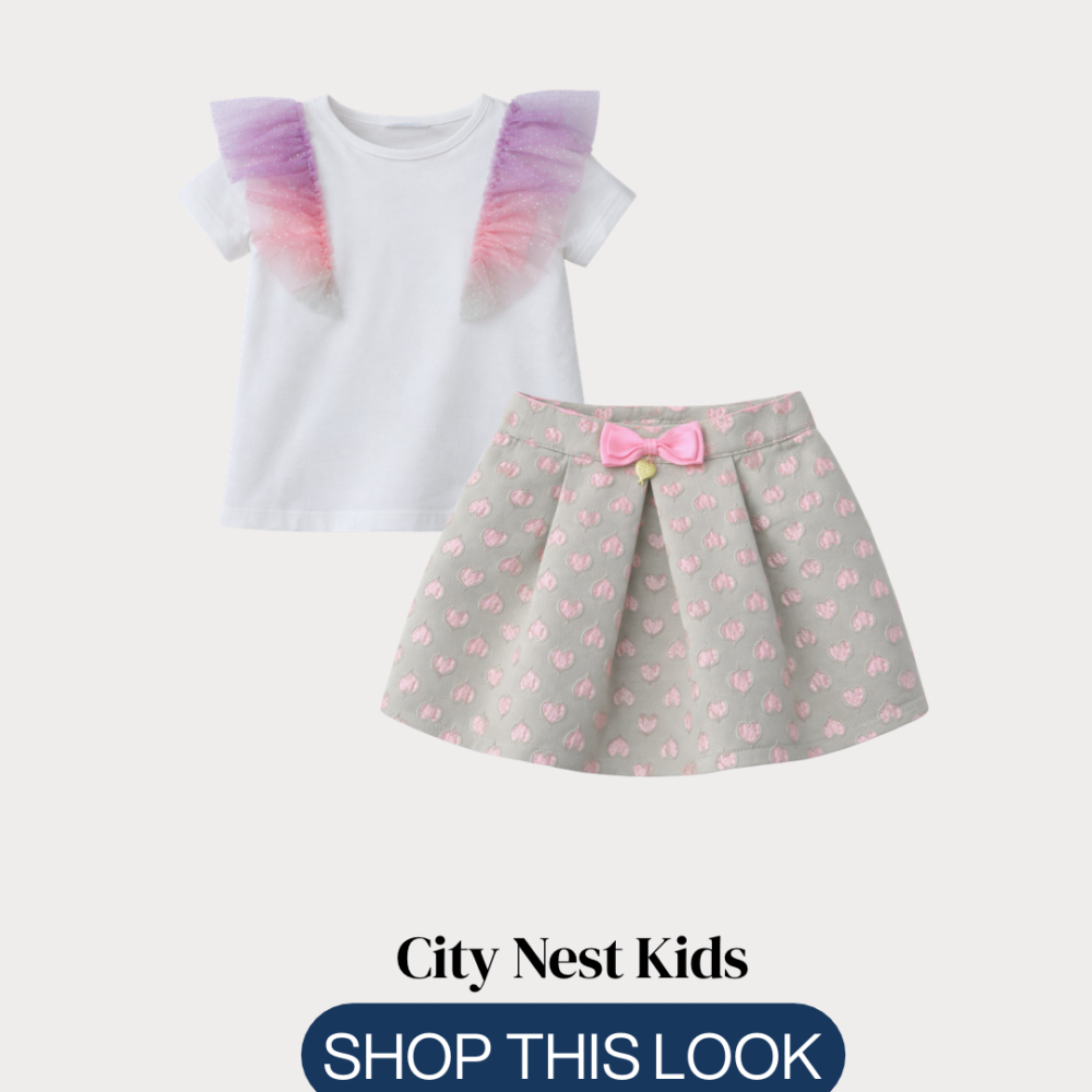 Angels Face Girls 3-Piece Outfit Set Age 4 | City Nest Kids