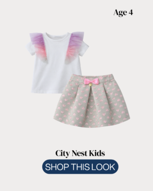 Angels Face Girls 3-Piece Outfit Set Age 4 | City Nest Kids