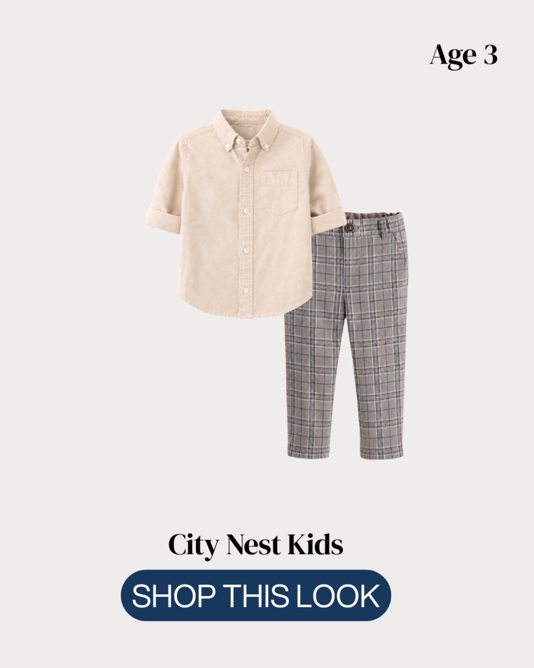 Next Boys Smart Outfit Age 3 | City Nest Kids