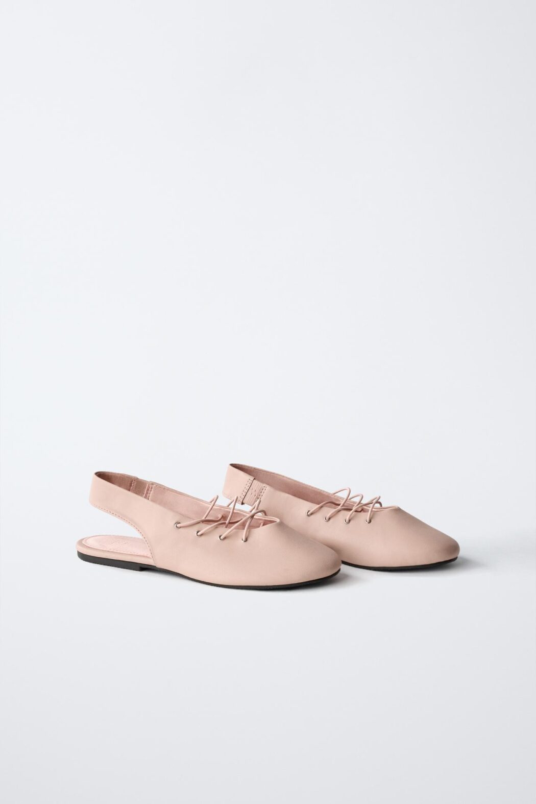 Zara Girls Nude Slingback Ballet Flats Size 35 | City Nest Kids