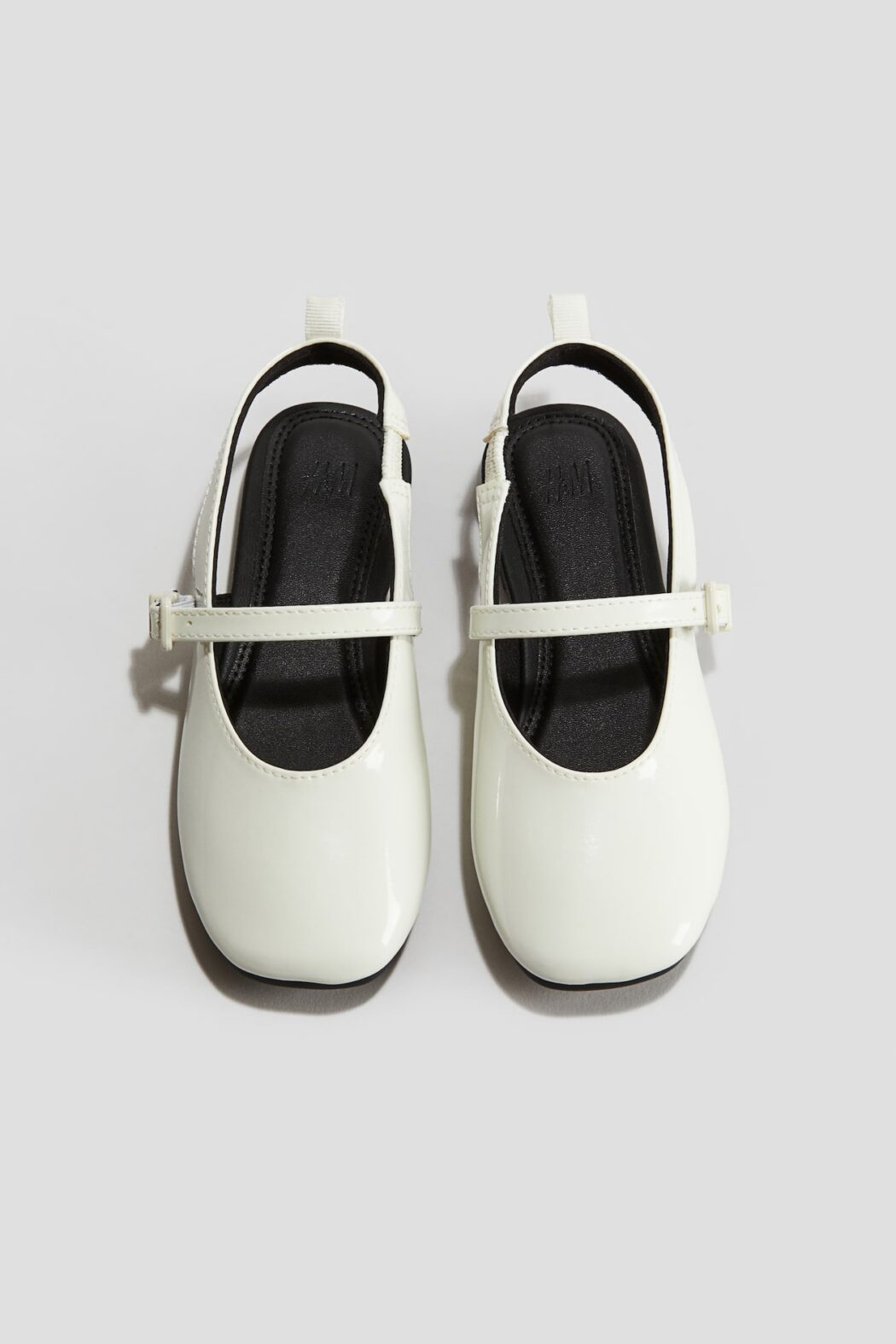 H&M Girls White Patent Mary Jane Shoes Size 30 | City Nest Kids