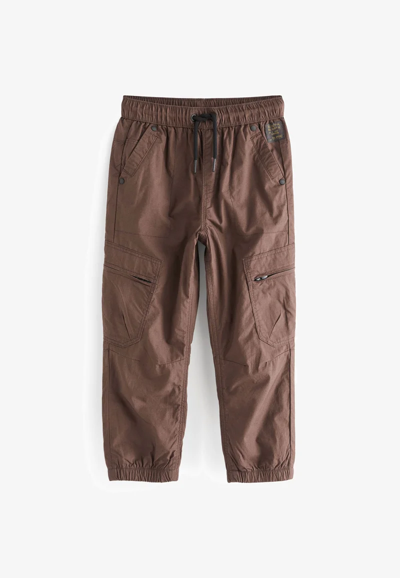 Next Boys Mint Ribbed Zip Polo & Brown Cargo Trouser Set Age 5–6 | City Nest Kids
