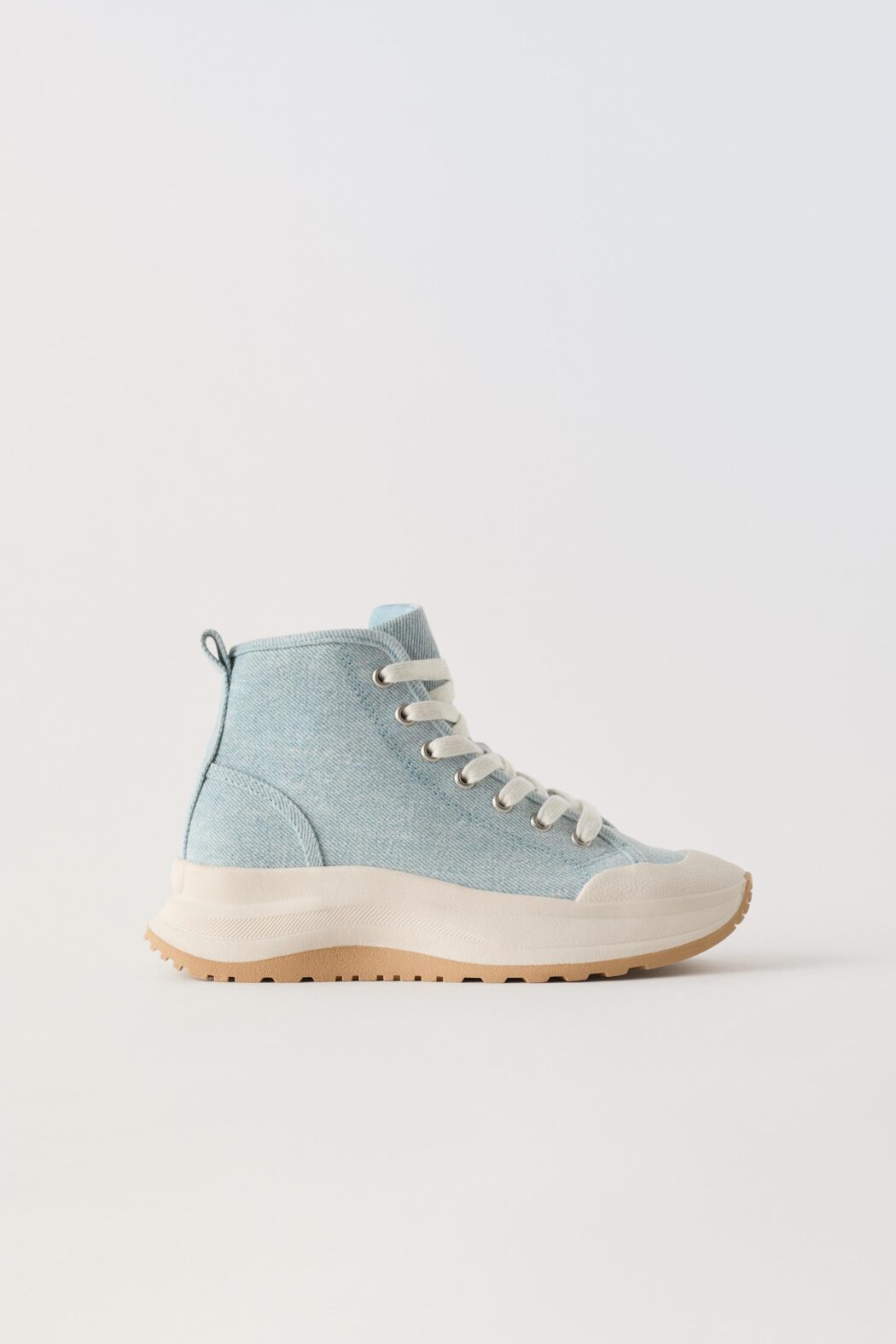 Zara Kids Light Blue High-Top Trainers Size 29 | City Nest Kids