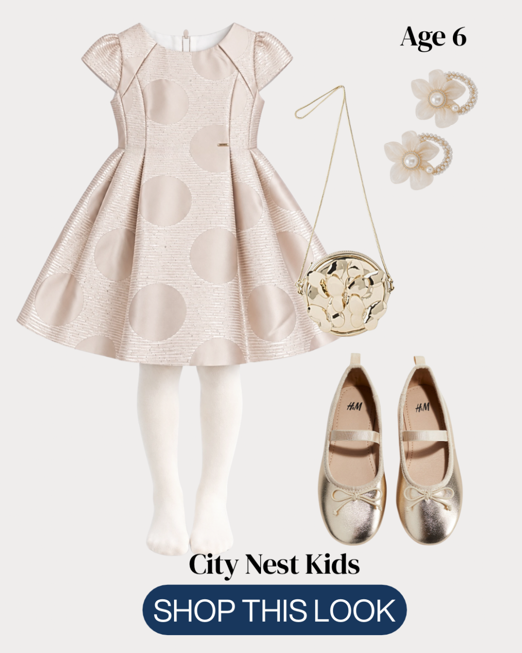 Mayoral Girls White Jacquard Polka Dot Party Dress Age 6 | City Nest Kids