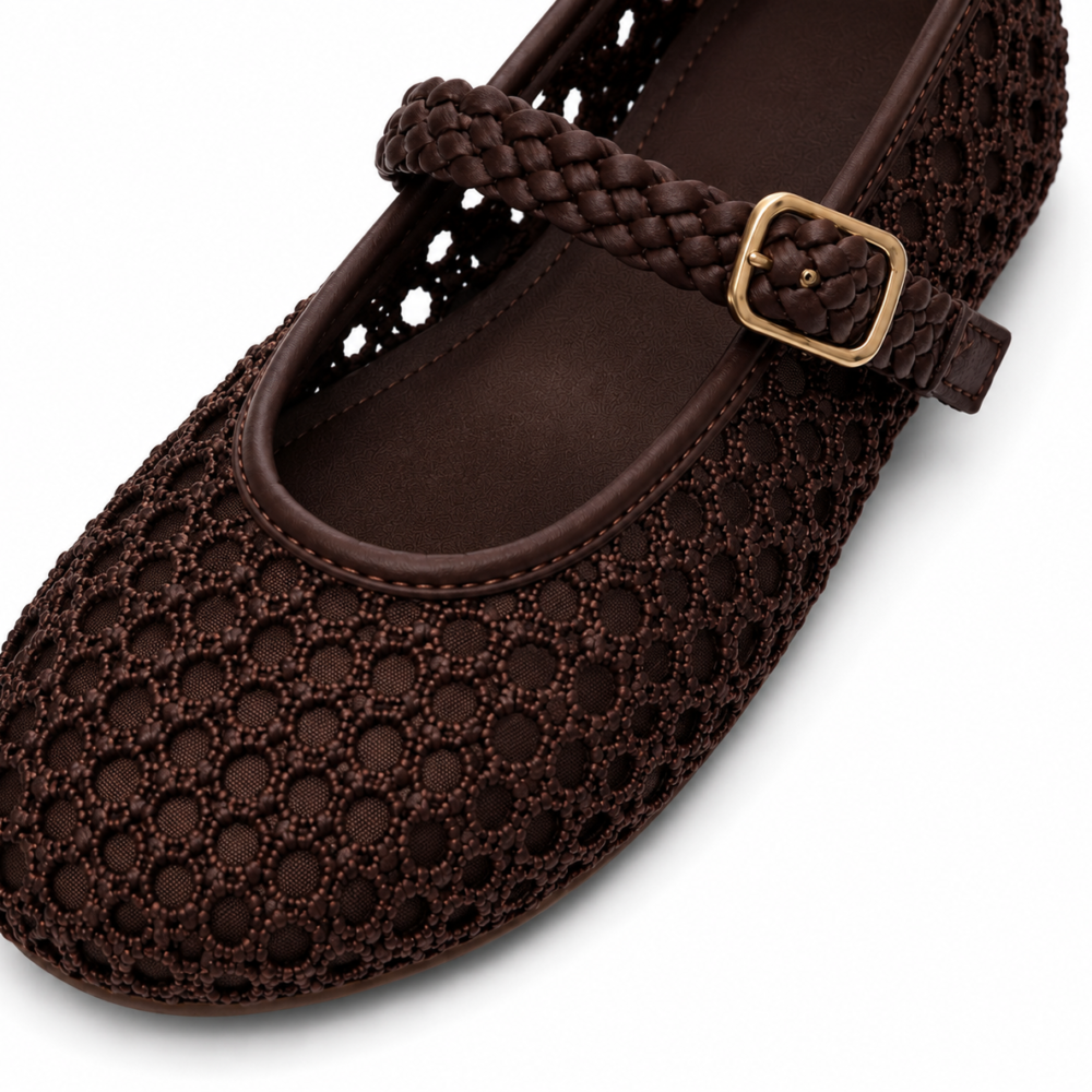 Zara Girls Crochet Mary Jane Shoes Size 33 | City Nest Kids