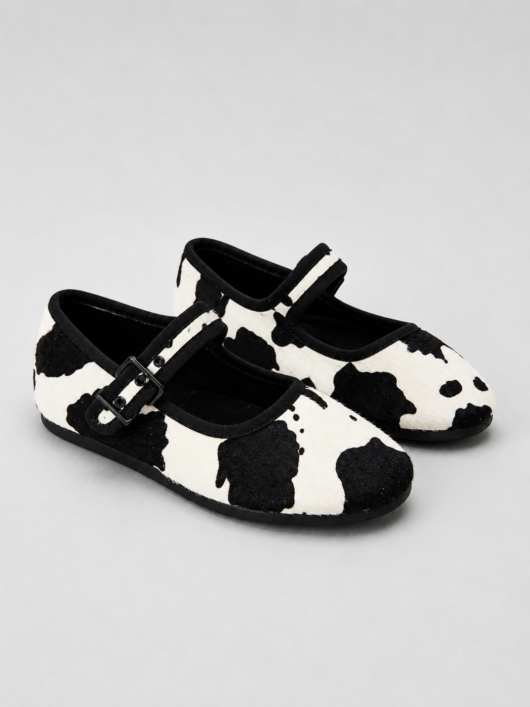 Zara Cow Print Mary Jane Shoes Size 32 | City Nest Kids