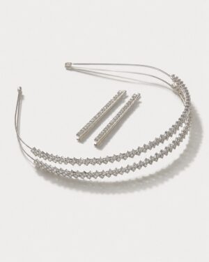 6BF39135-3FFE-472F-9C89-CC1D2764B77B Girls Crystal Hairband & Hair Pin Set | City Nest Kids