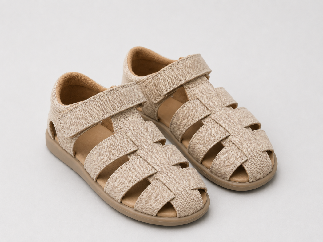 87056E49-A509-424D-AB67-E72F65D6E342 Primark Beige Fisherman Sandals Size 28 | City Nest Kids