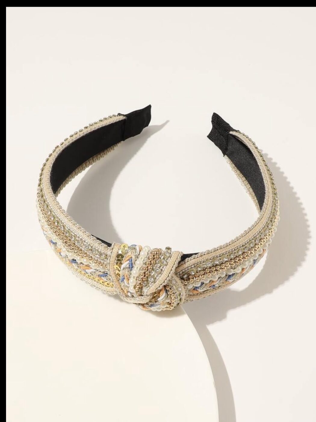 Embellished Knot Headband for Girls