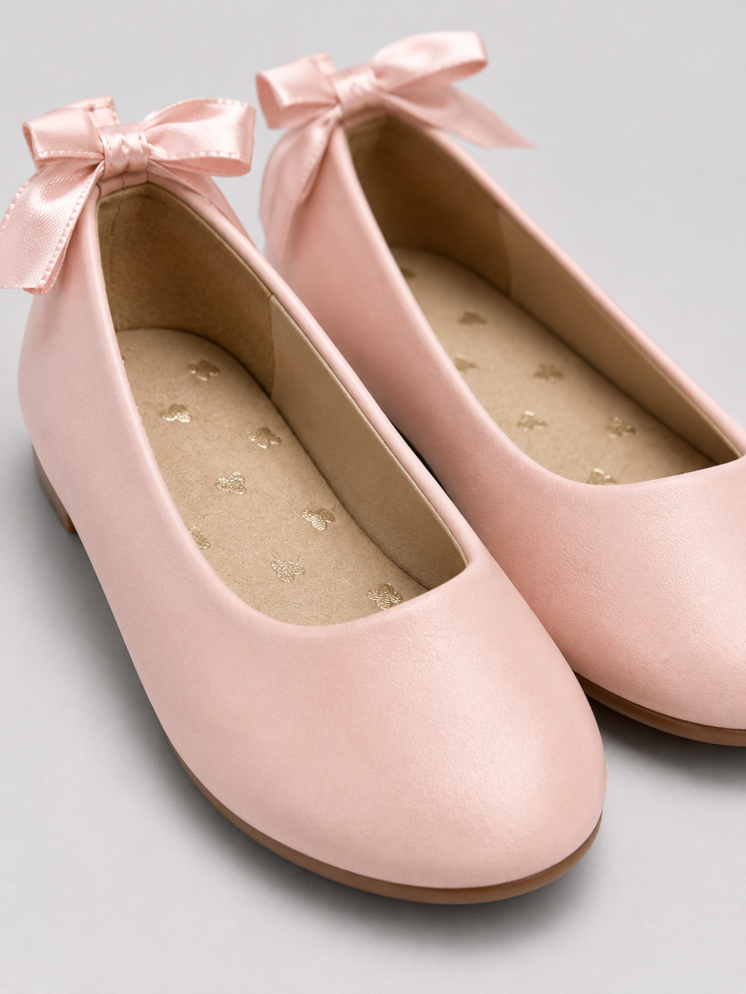 Dreamland Pink Satin Ballet Flats Girls Shoes Size 26 | City Nest Kids