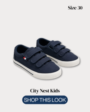 City Nest Kids (Instagram Post (45)) - 175 Next Kids Navy Triple Strap Canvas Trainers Size 30 | City Nest Kids