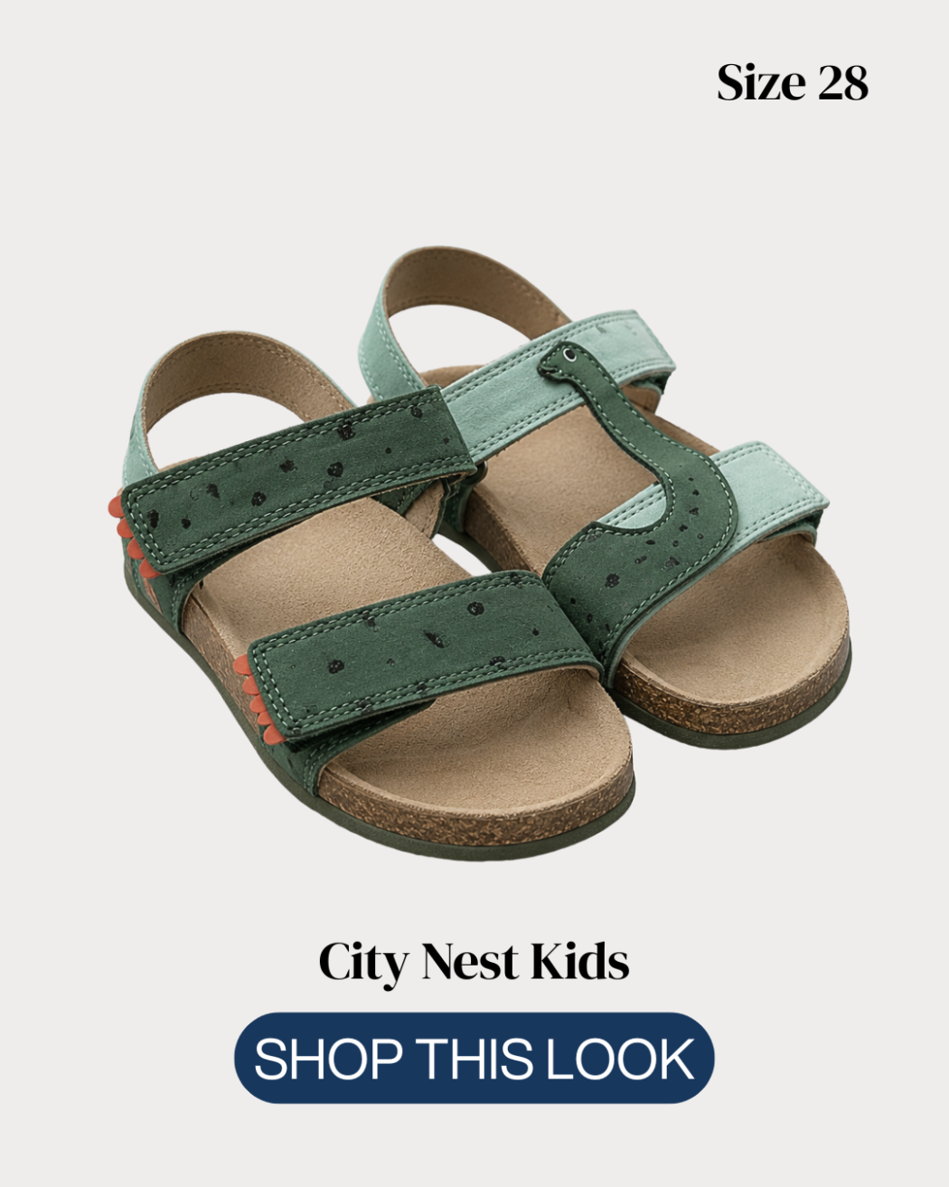 City Nest Kids (Instagram Post (45)) – 176 M&S Dinosaur Sandals Size 28 | City Nest Kids