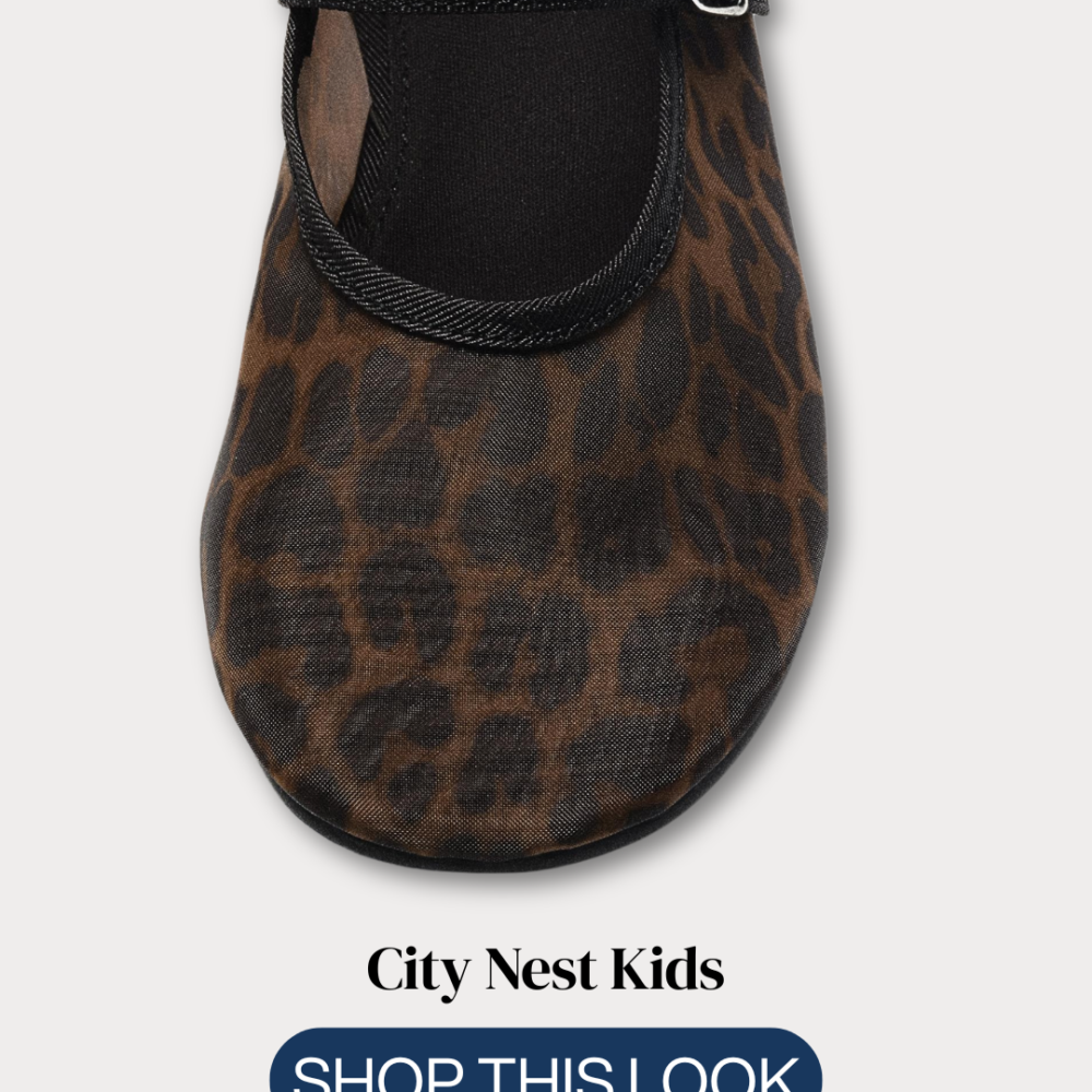 Zara Girls Leopard Print Mary Jane Shoes Size 31 | City Nest Kids