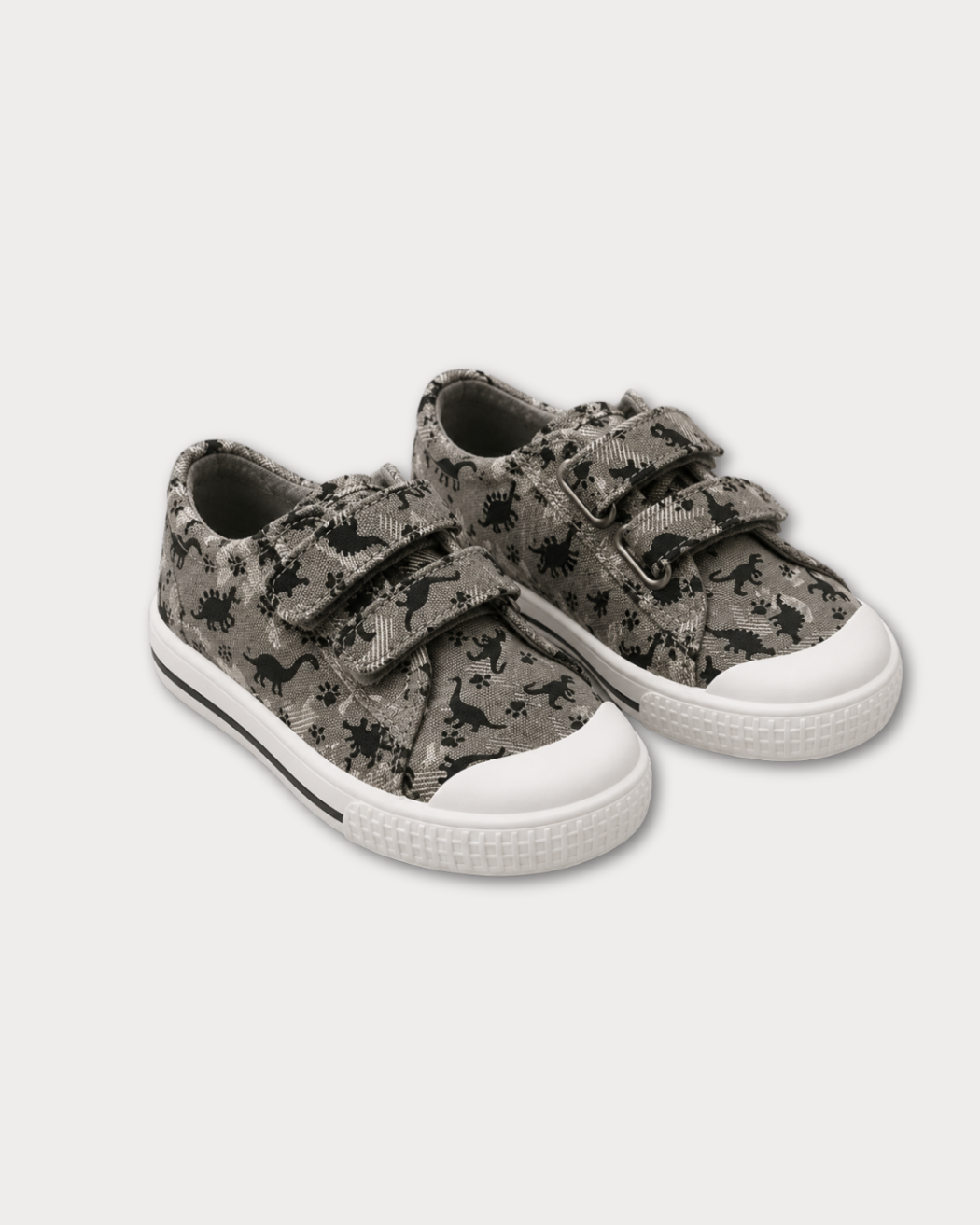 City Nest Kids (Instagram Post (45)) - 190 Canvas Dinosaur Print Trainers Size 28 | City Nest Kids