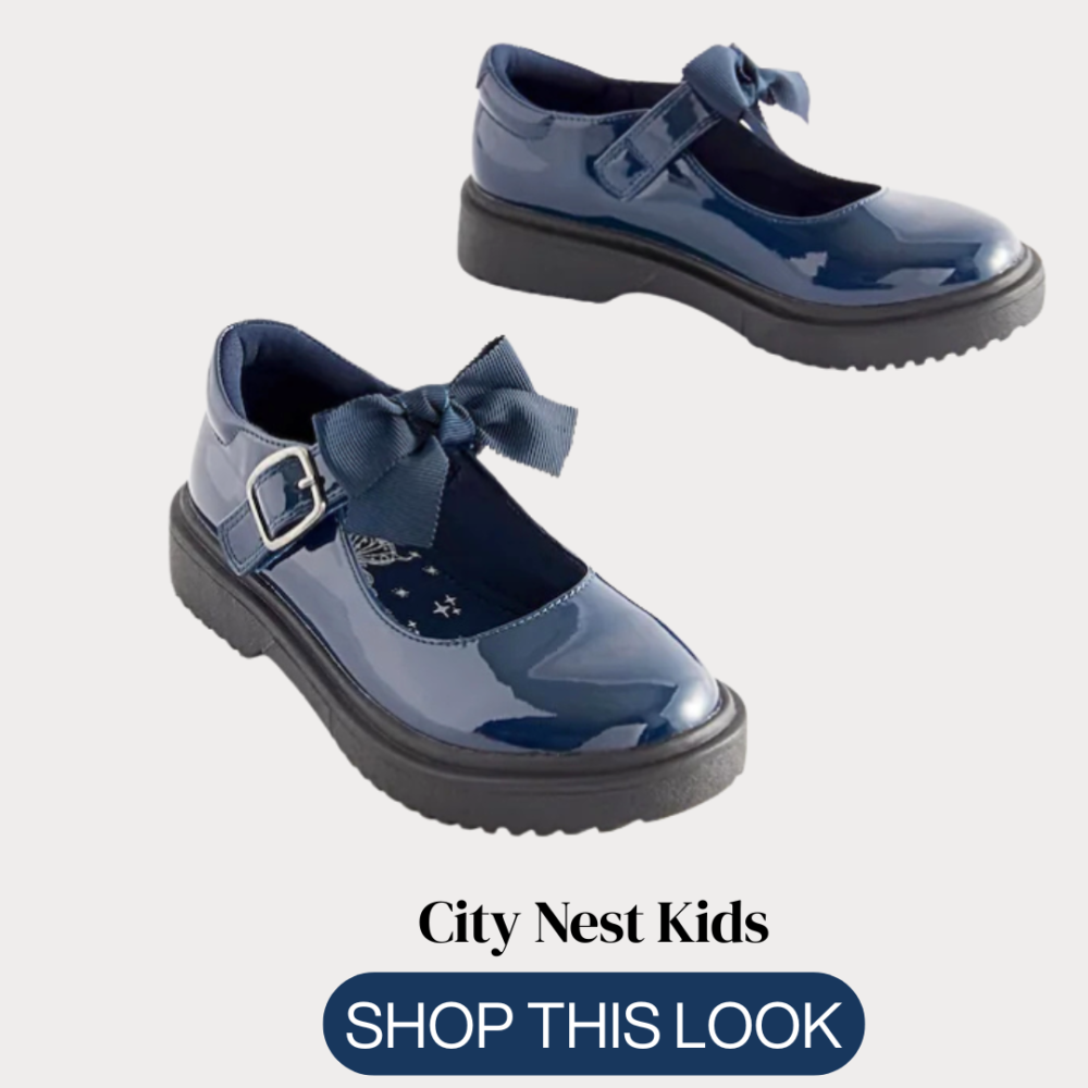 Next Navy Patent Mary Jane Shoes Size 31 | City Nest Kids