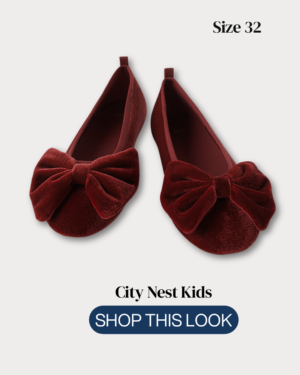 City Nest Kids (Instagram Post (45)) - 23 Zara Girls Red Velvet Bow Ballet Flats Size 32 | City Nest Kids