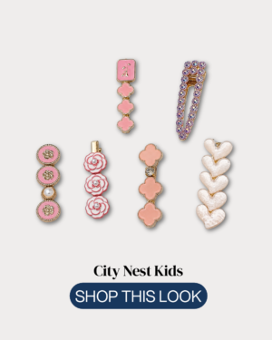 6-Piece Girls Hair Clip Set | City Nest Kids