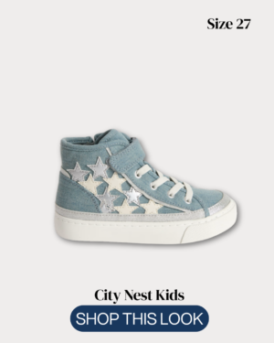 Copy of City Nest Kids (Instagram Post (45)) - 22 Girls M&S Star High Top Trainers | City Nest Kids