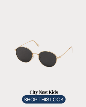 Copy of City Nest Kids (Instagram Post (45)) - 6 Girls Round Gold Frame Sunglasses