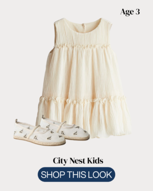 Copy of Copy of City Nest Kids (Instagram Post (45)) - 13 H&M Girls Textured Tiered Dress with Shoes Age 3 | City Nest Kids