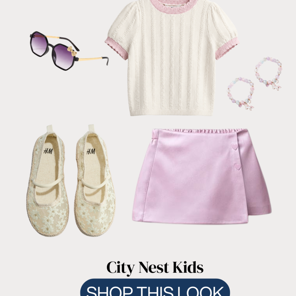 Zara Girls Pink Skort Outfit Set Age 5 | City Nest Kids