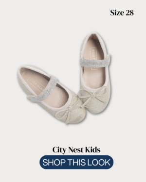 River Island Girls Glitter Mary Jane Shoes Size 28 | City Nest Kids