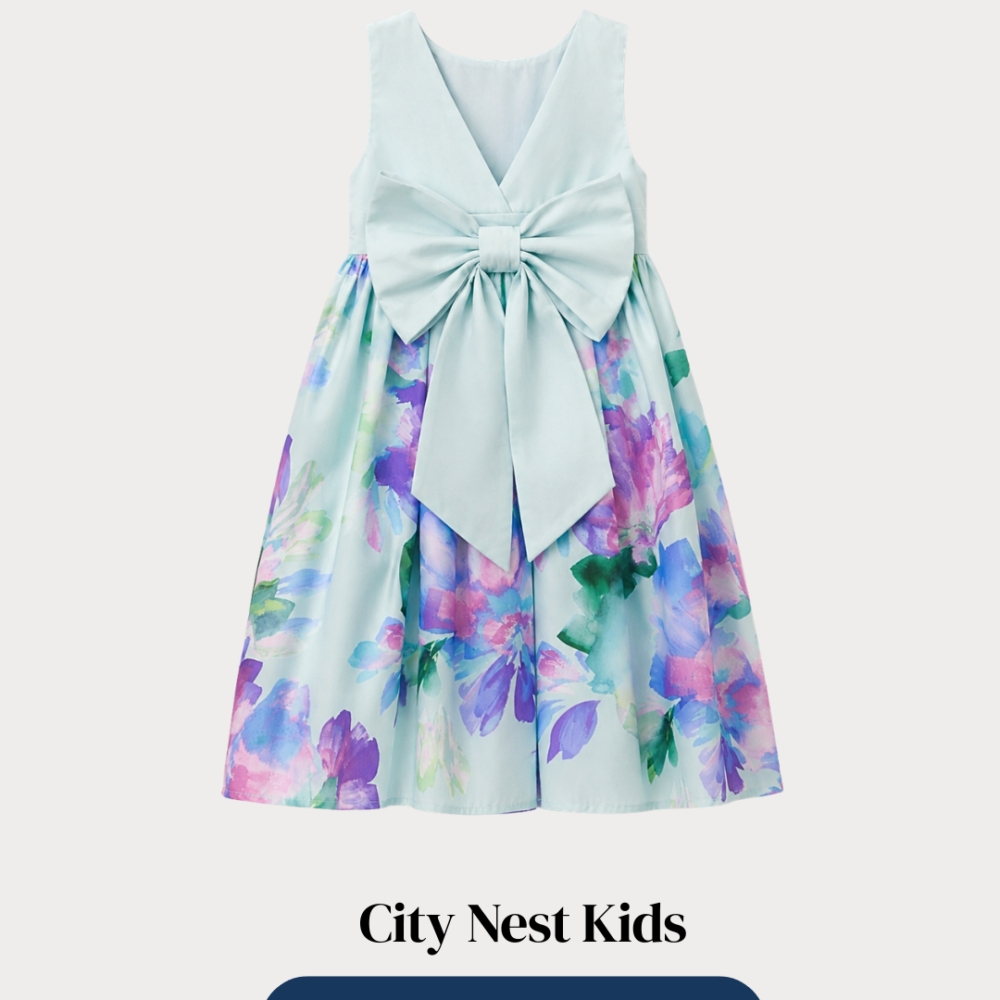 Copy of Copy of City Nest Kids (Instagram Post (45)) – 21 Angel & Rocket Floral Occasion Dress Age 3 | City Nest Kids