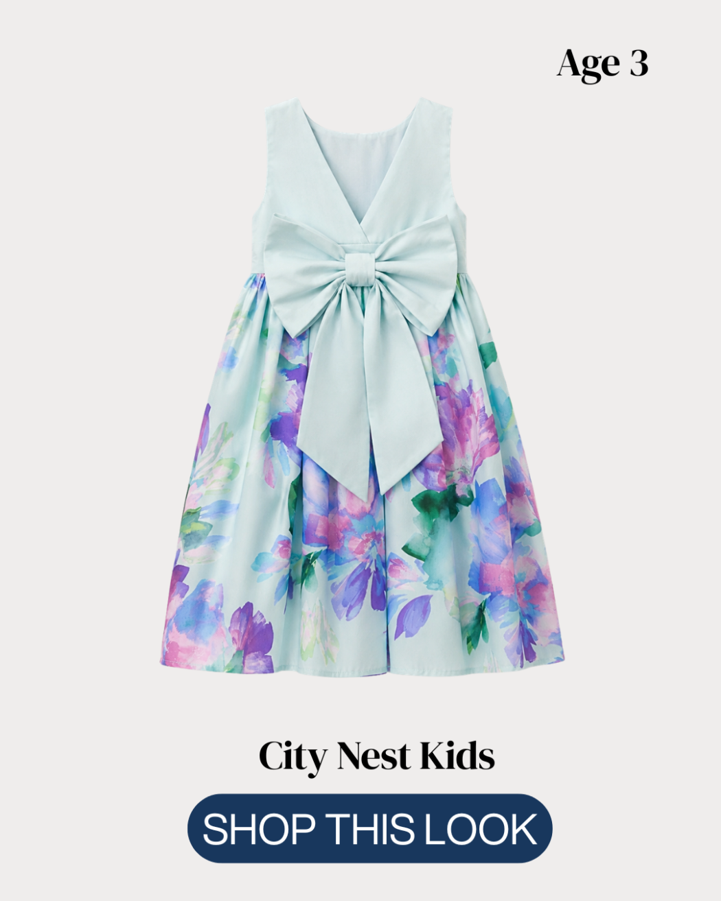 Copy of Copy of City Nest Kids (Instagram Post (45)) – 21 Angel & Rocket Floral Occasion Dress Age 3 | City Nest Kids