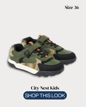 Copy of Copy of City Nest Kids (Instagram Post (45)) - 3 TU Boys Camouflage Trainers Size 36 | City Nest Kids
