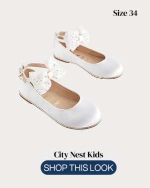 Ted Baker Girls White Occasion Shoes Size 34 | City Nest Kids