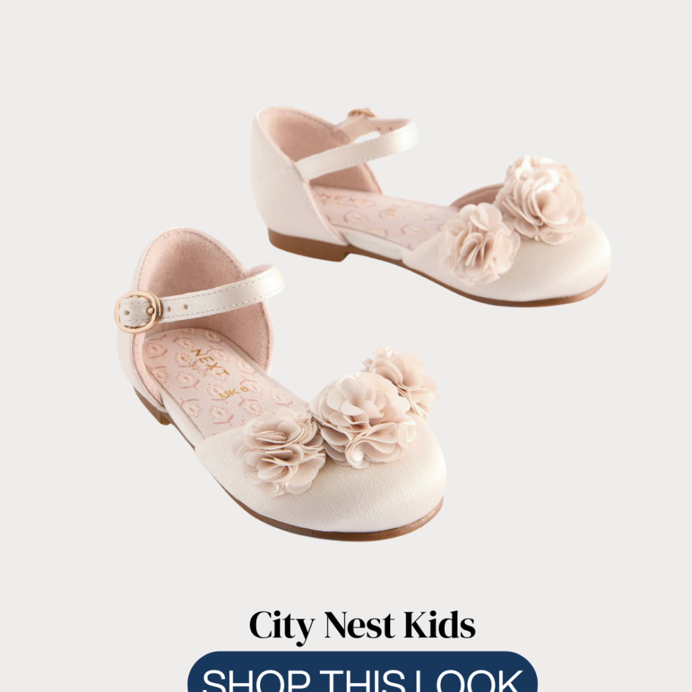 Next Girls Flower Occasion Shoes Size 31 | City Nest Kids