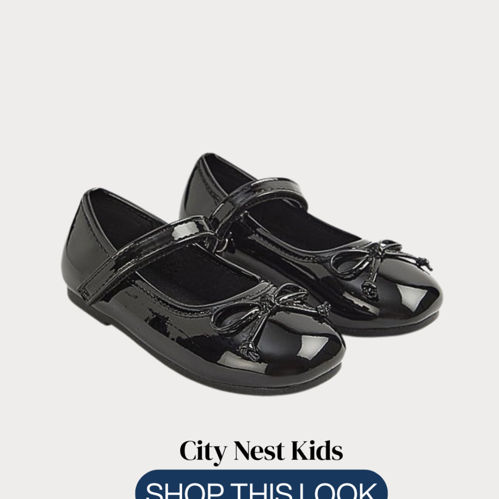 George Girls Patent Bow Shoes Size 31 | City Nest Kids