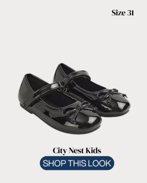 George Girls Patent Bow Shoes Size 31 | City Nest Kids