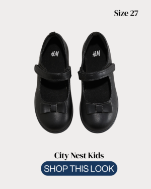 H&M Girls Black Mary Jane Shoes Size 27 | City Nest Kids