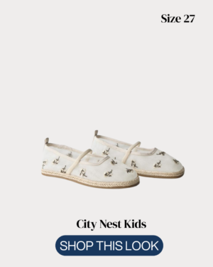 Zara Girls Embroidered Ballet Flats Size 27 | City Nest Kids