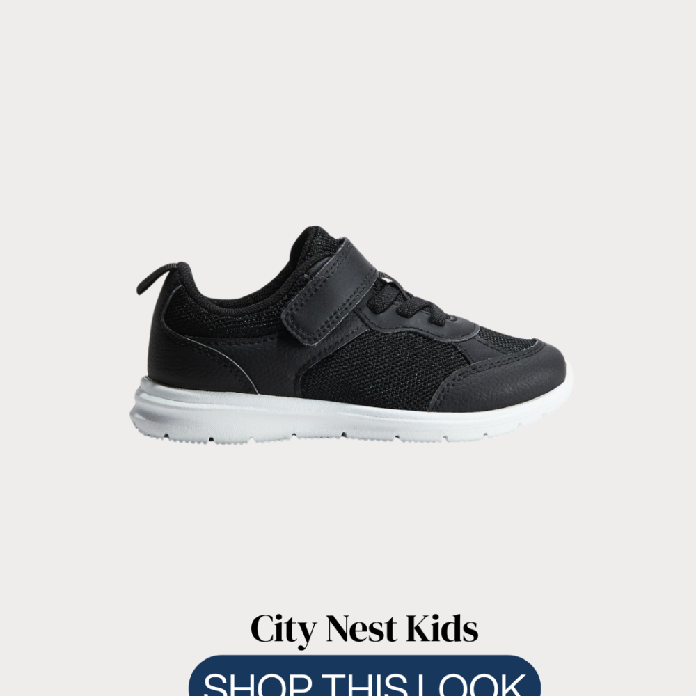 H&M Kids Black Trainers Size 27 | City Nest Kids