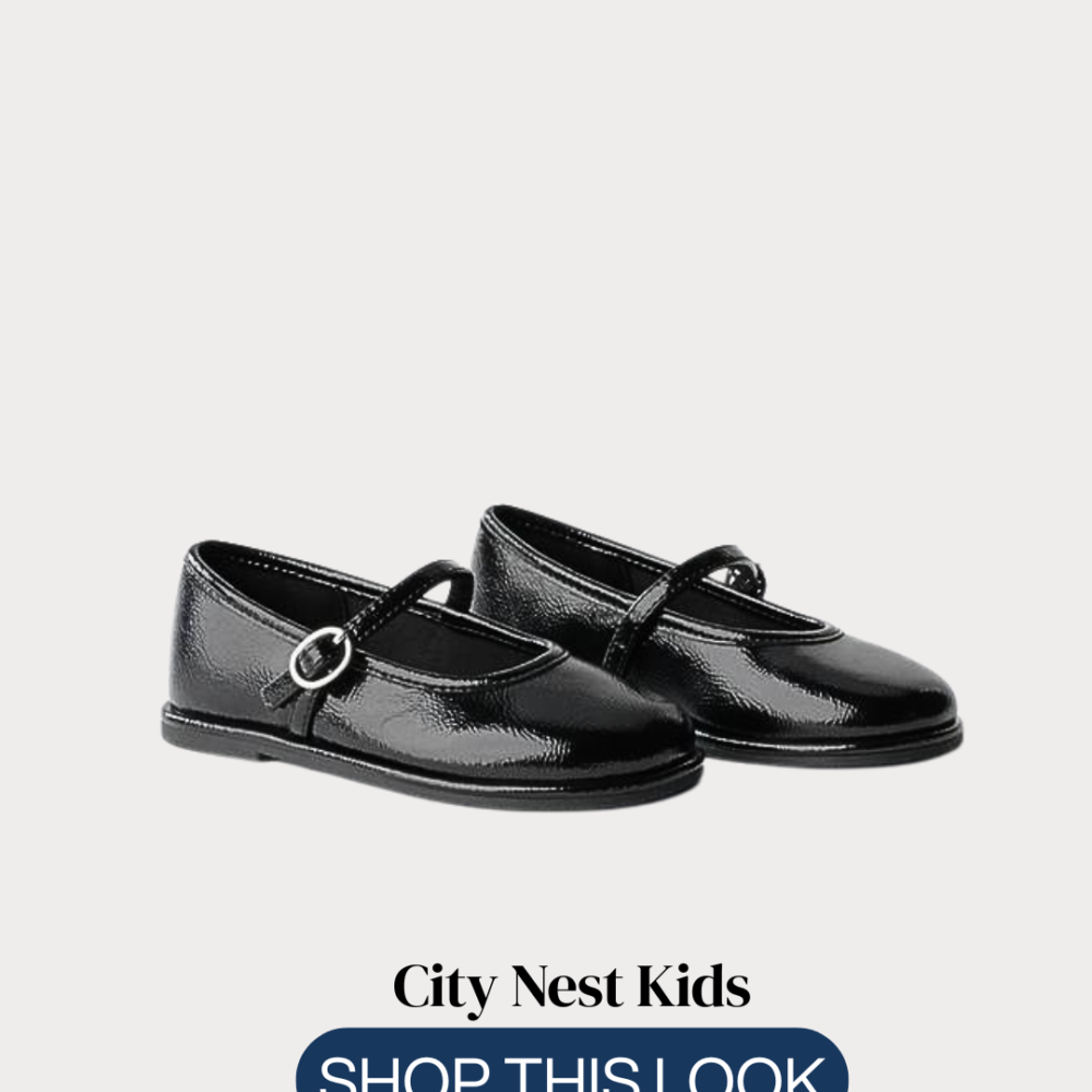 Copy of Copy of City Nest Kids (Instagram Post (45)) - 42 Zara Girls Patent Mary Jane Shoes Size 23 | City Nest Kids