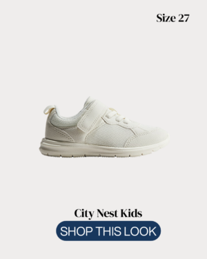 H&M Kids White Trainers Size 27 | City Nest Kids