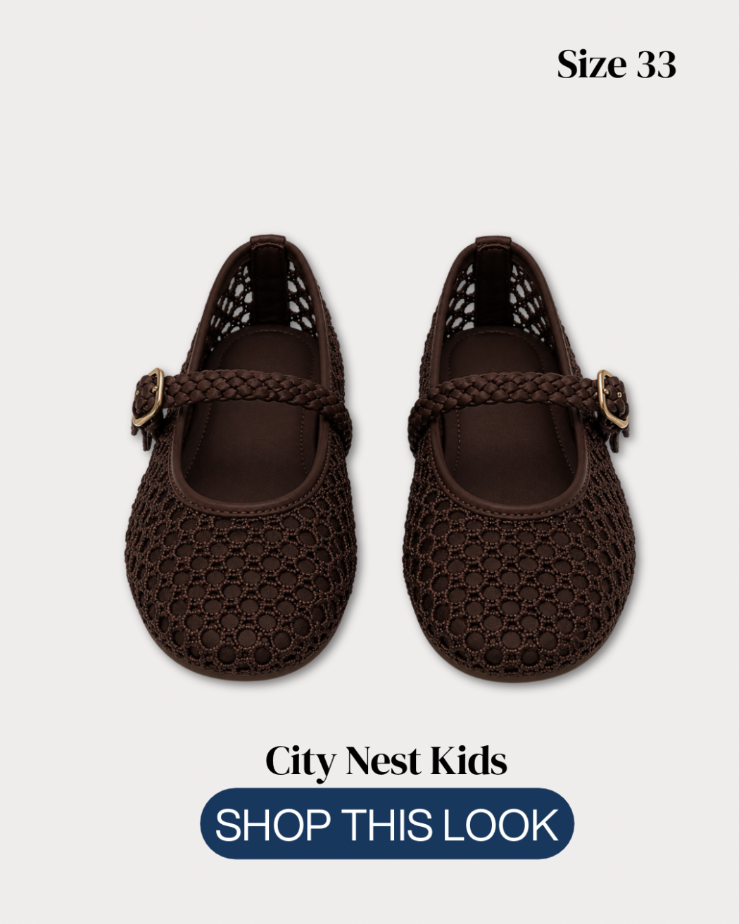Zara Girls Crochet Mary Jane Shoes Size 33 | City Nest Kids