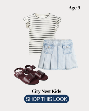 H&M Girls Denim Skirt Outfit Age 9 | City Nest Kids