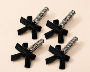FFDF6ECE-3DE0-422A-BA34-B9BE0C111CCB Girls Crystal Bow Hair Clips Set | City Nest Kids