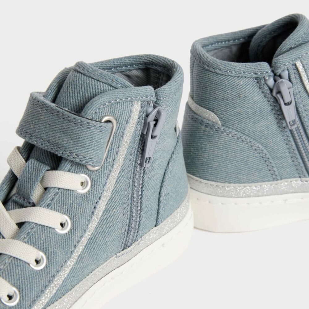 Girls M&S Star High Top Trainers | City Nest Kids