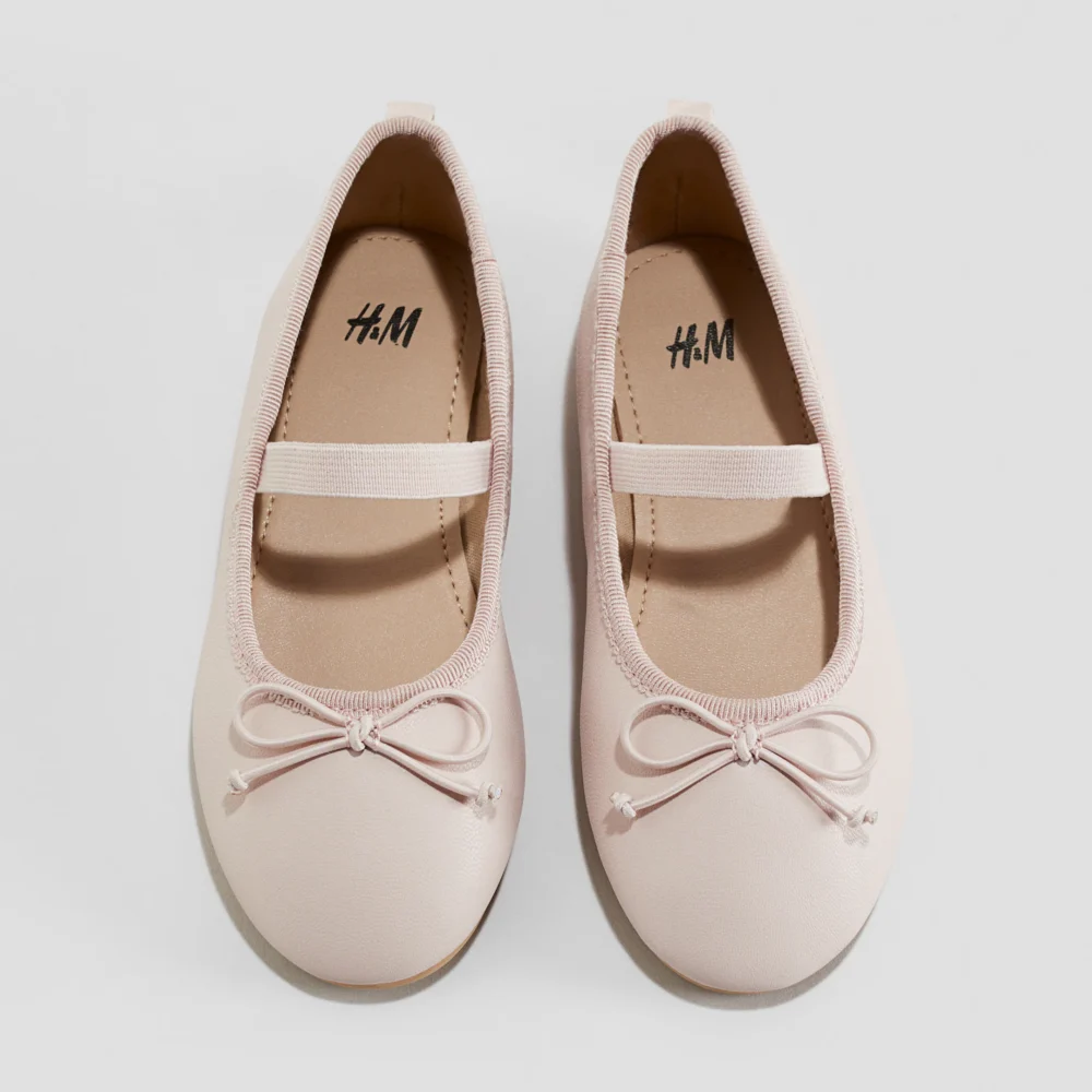 IMG_0935 H&M Girls Pink Ballet Flats Size 24 | City Nest Kids