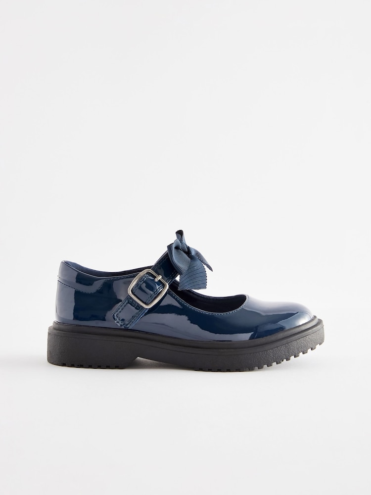 Next Navy Patent Mary Jane Shoes Size 31 | City Nest Kids