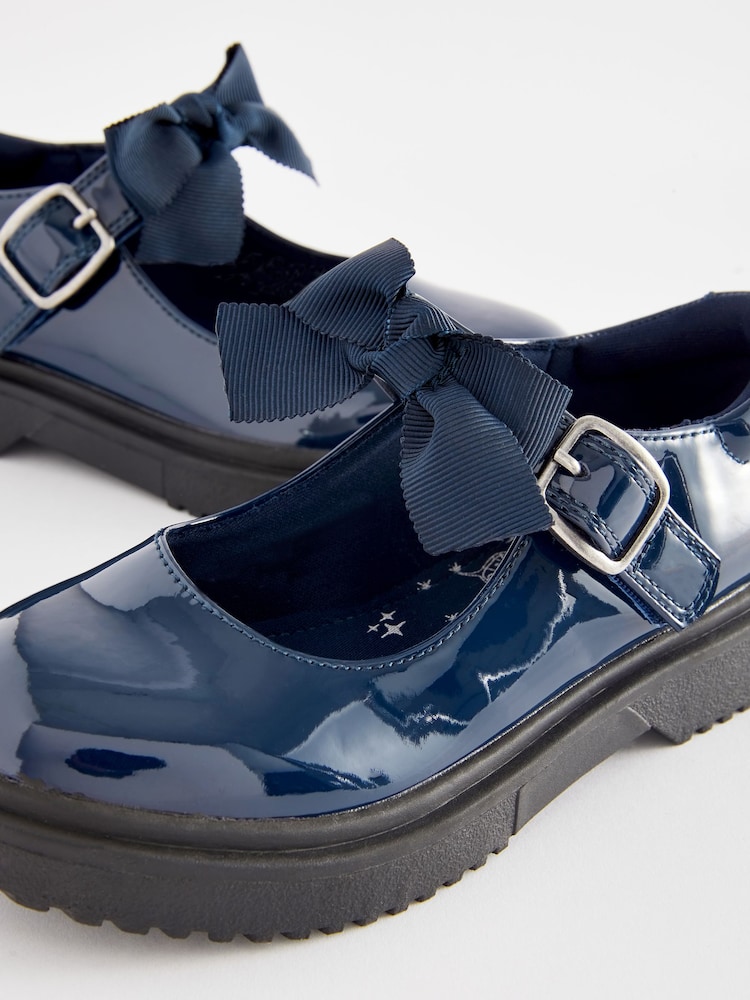Next Navy Patent Mary Jane Shoes Size 31 | City Nest Kids